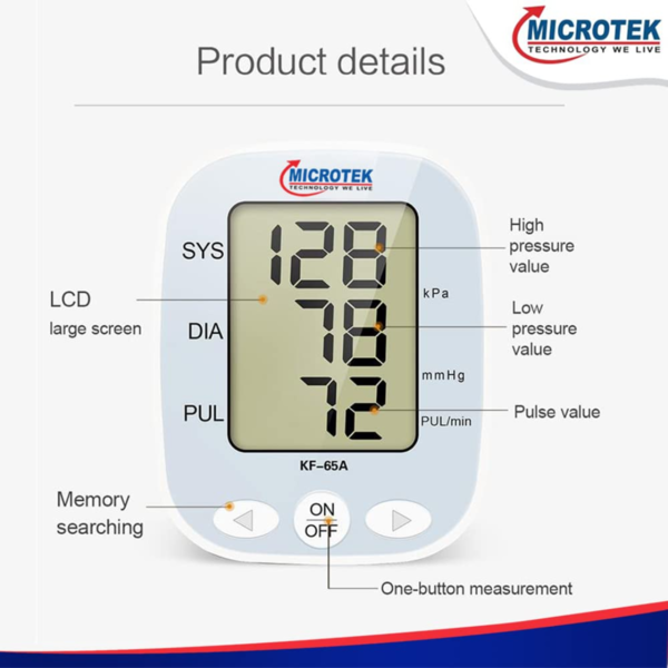 Blood Pressure Monitor - Microtek