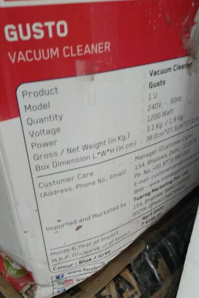 Vacuum Cleaner - Inalsa