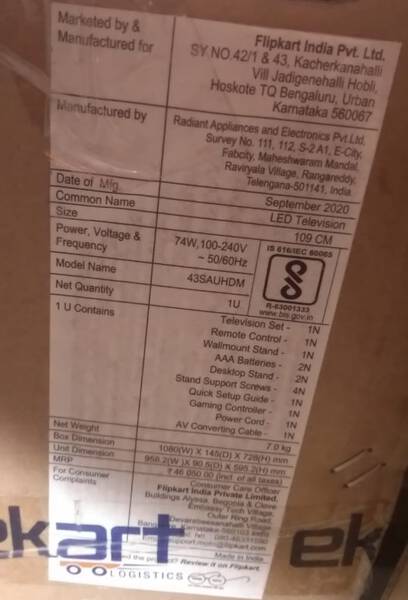 LED TV - Motorola