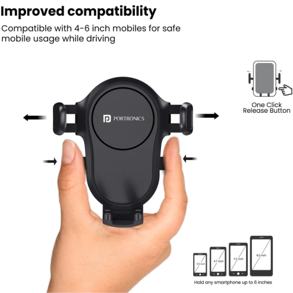 Car Mobile Holder - Portronics