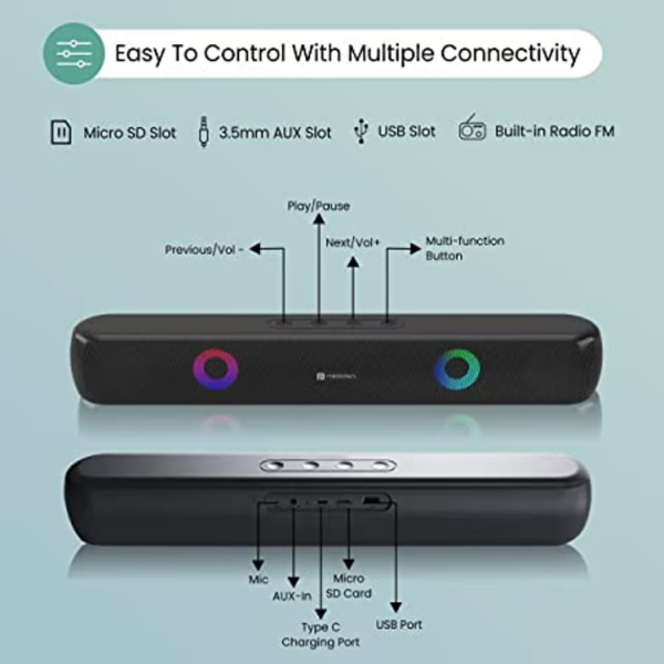 Bluetooth Soundbar - Portronics