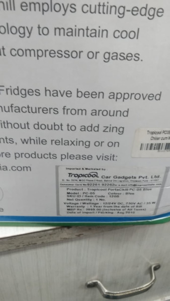 Mini Refrigerator - Tropicool