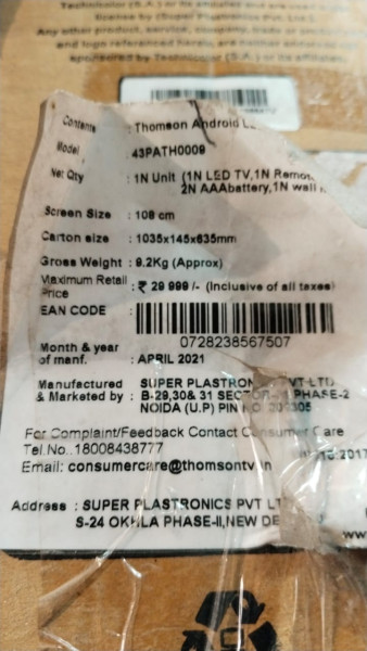 Smart TV - Thomson