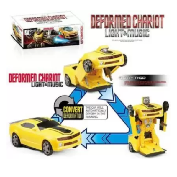 Car To Robot Converting Transformer Toy Image