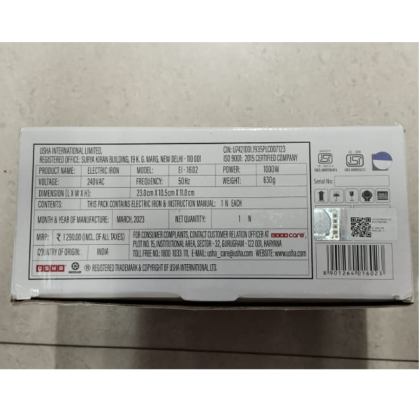 Dry Iron - Usha