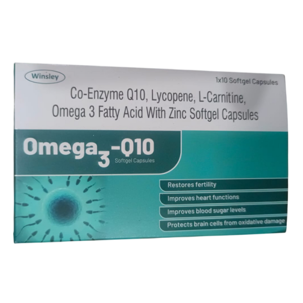 l carnitine with omega 3 Omega3-Q10 Softgel Capsules Brand:Metabolic Response Modifier rich wet food features Mg:50 mg peptide nasal spray bpc