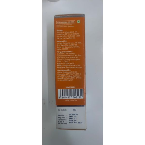 Sunscreen - The Derma Co