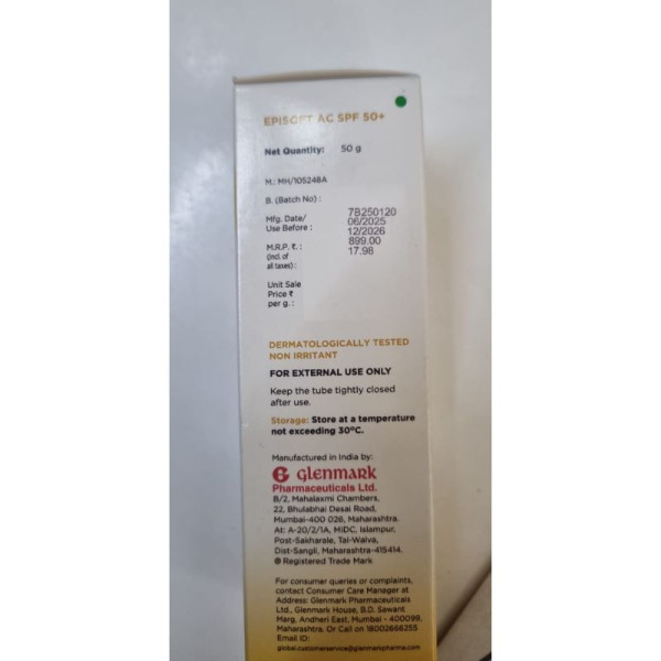 Sunscreen - Glenmark Pharmaceuticals Ltd