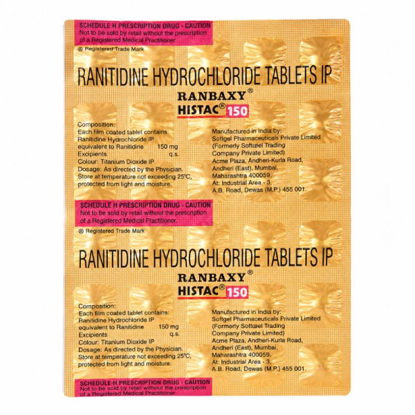 Histac 150 Tablets Image
