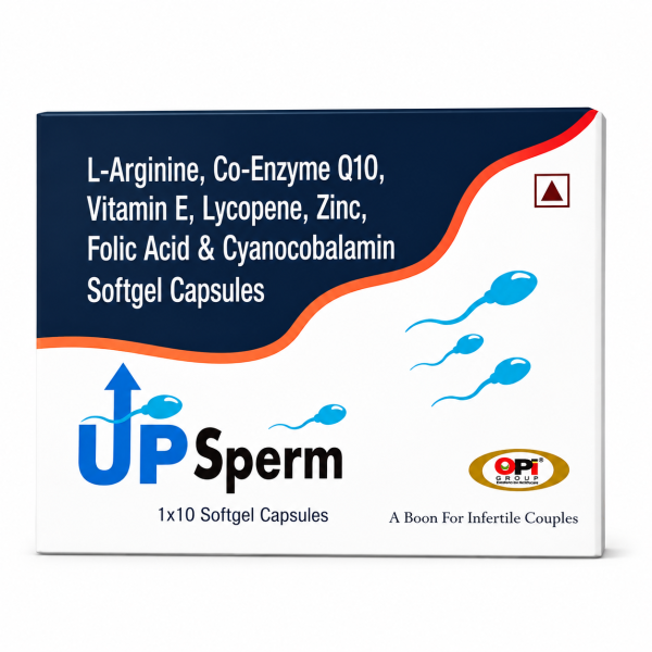 UP Sperm Softgel Capsules - Male Fertility & Reproductive Health Support Image