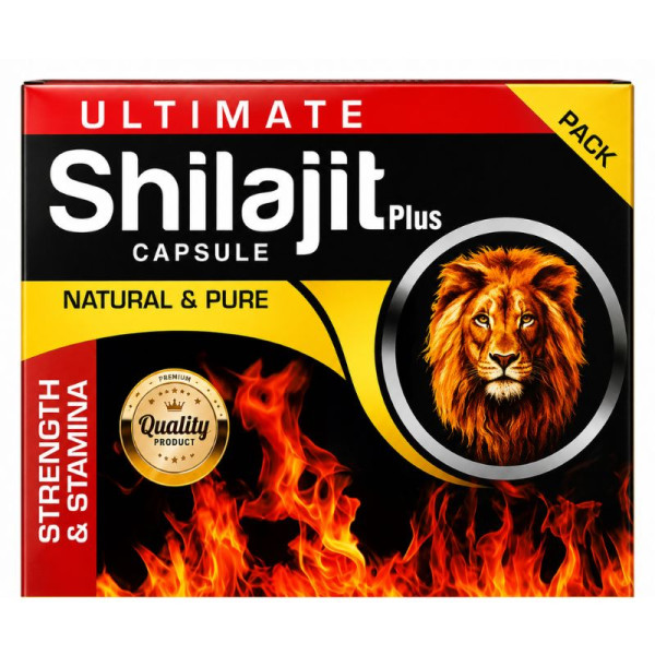 Ultimate Shilajit Plus Capsules Natural & Pure Strength & Stamina Supplement Image