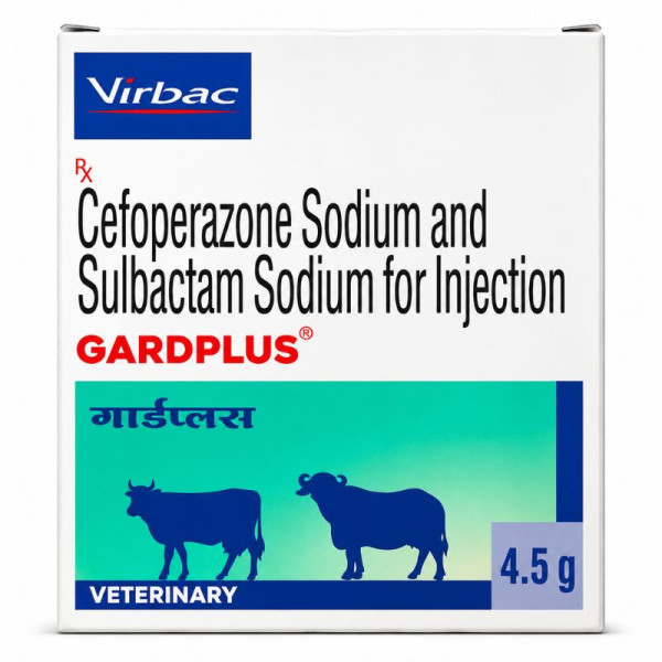 GARDPLUS 4.5 g Cefoperazone Sulbactam Veterinary Injection Image