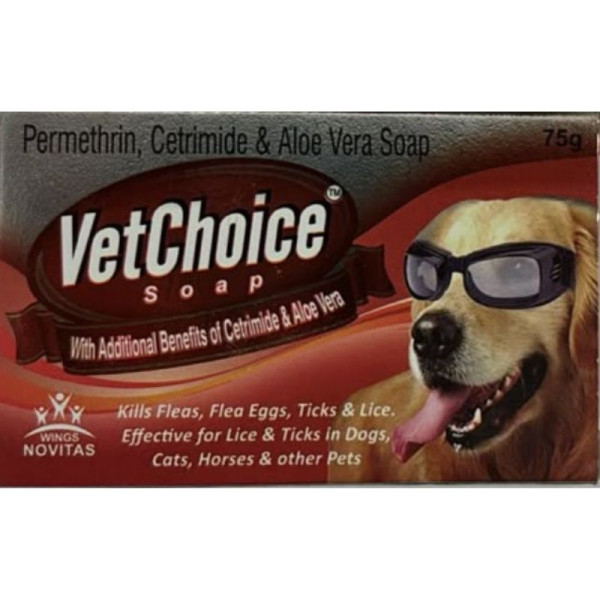 VetChoice Soap  with Permethrin, Cetrimide & Aloe Vera Image