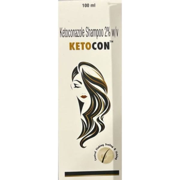 KETOCON Ketoconazole Shampoo 2% w/v – 100 ml Medicated Shampoo Image