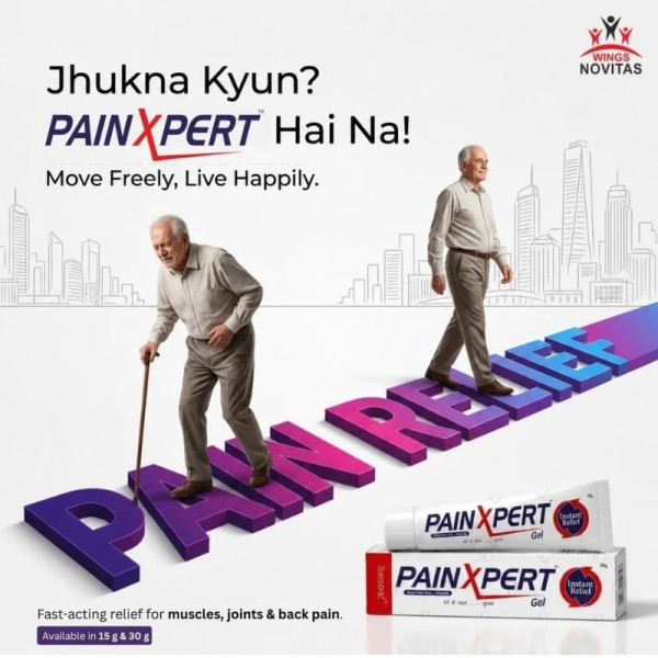 PainXpert Gel by Wings Novitas for Muscle, Joint & Back Pain Relief Image