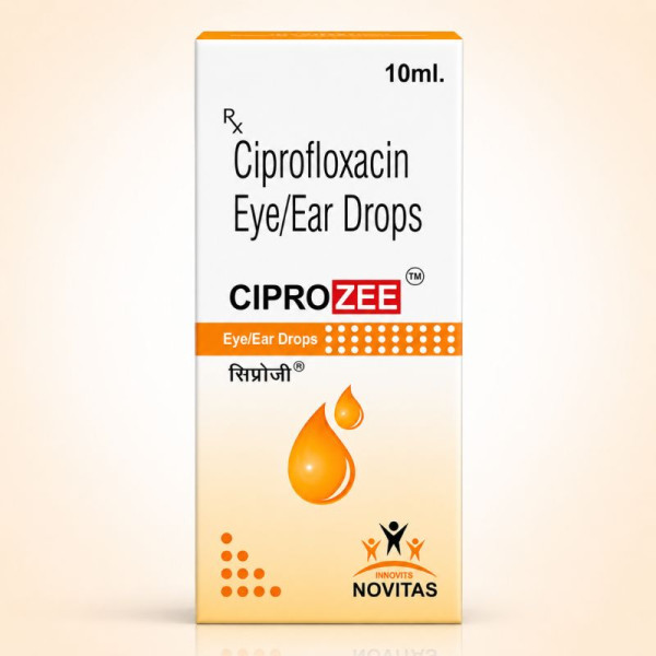 CIPROZEE Ciprofloxacin Eye/Ear Drops 10 ml Image
