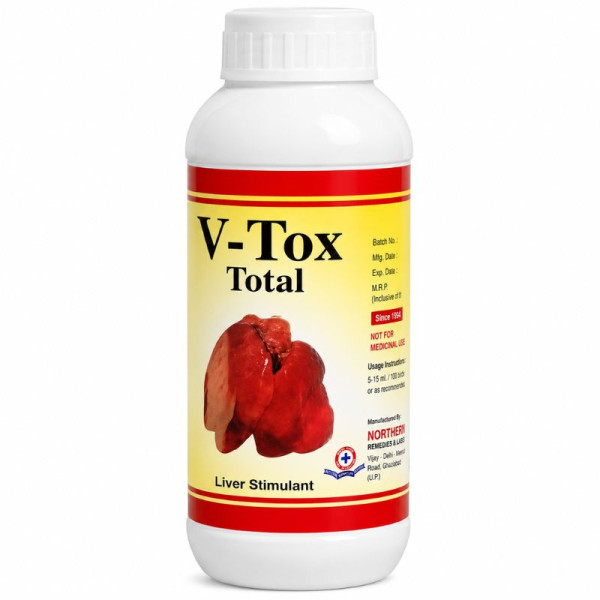 V-Tox Total Liver Stimulant Veterinary Liquid 1 Litre | Northern Remedies Image