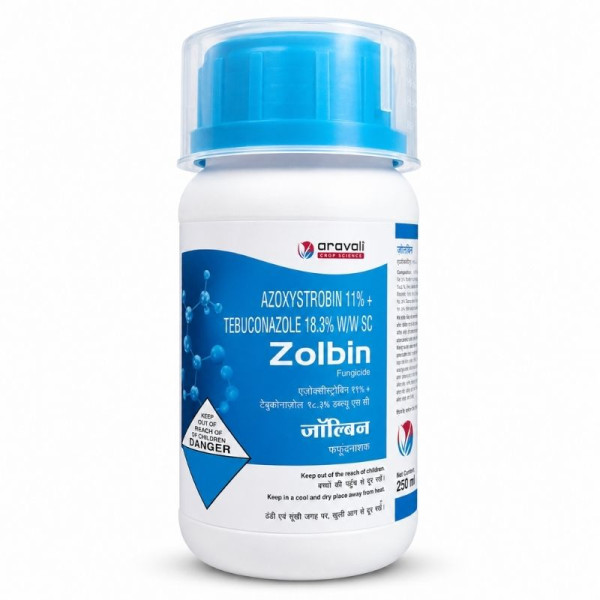 Aravali Zolbin Fungicide Azoxystrobin 11% + Tebuconazole 18.3% SC Image