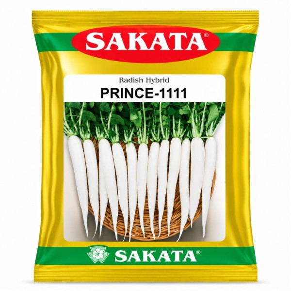 Sakata Prince-1111 Radish Hybrid Seeds 250g Premium F1 Hybrid Seeds Image