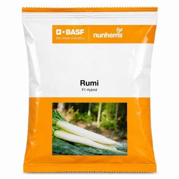 Nunhems BASF Rumi F1 Hybrid Radish Seeds 198g (14000 Seeds) Image